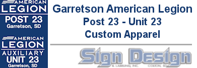 Garretson Legion Post